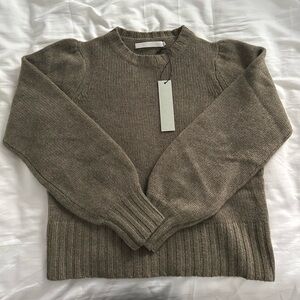 NWT 100% Cashmere Green Sweater